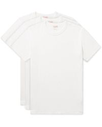 Visvim - Sublig Three-Pack Cotton-Blend Jersey T-Shirts - Lyst