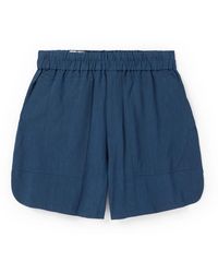 Dries Van Noten - Straight-leg Linen-blend Shorts - Lyst
