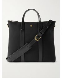 Mismo - M/s Mate Leather-trimmed Canvas Tote Bag - Lyst