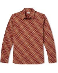 Burberry - Robert Checked Cotton Shirt - Lyst