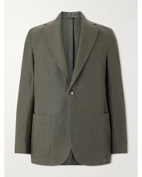 De Petrillo - Linen Blazer - Lyst