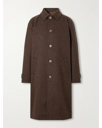 De Bonne Facture - Parisian Brushed Wool Coat - Lyst