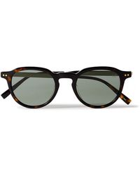 Dunhill - Round-frame Tortoiseshell Acetate And Gold-tone Sunglasses - Lyst