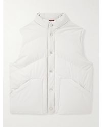 Brunello Cucinelli - Daunenweste aus gestepptem Shell - Lyst