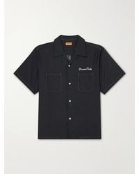 Human Made - Souvenir Logo-Embroidered Poplin Shirt - Lyst