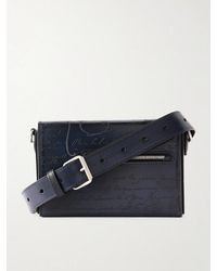 Berluti - Jour De Poche Scritto Venezia Leather Messenger Bag - Lyst