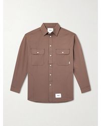WTAPS - Checked Seersucker Shirt - Lyst