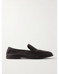 George Cleverley - Cornwall Full-Grain Deerskin Loafers - Lyst