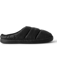 Balenciaga - Alaska Logo-Print Quilted Nylon Slippers - Lyst