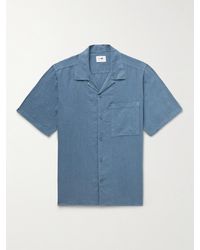 NN07 - Julio 5706 Convertible-collar Linen Shirt - Lyst