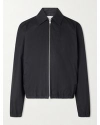 Ami Paris - Logo-Embossed Cotton-Gabardine Blouson Jacket - Lyst