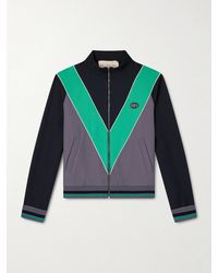 Valentino Garavani - Logo-appliquéd Jersey Track Jacket - Lyst