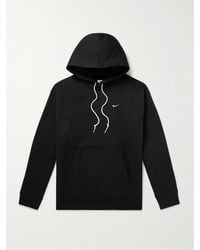 Nike - Solo Swoosh Hoodie aus Jersey aus einer Baumwollmischung mit Logostickerei - Lyst