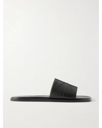 Loewe - Origami Leather Sandals - Lyst