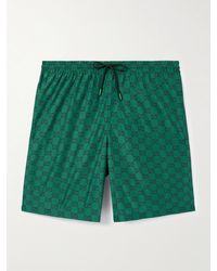 Gucci - Straight-leg Mid-length Logo-print Swim Shorts - Lyst