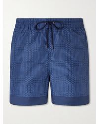 Gucci - Straight-Leg Mid-Length Logo-Print Swim Shorts - Lyst