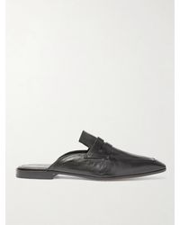 Berluti - Lorenzo Rimini Leather Backless Loafers - Lyst