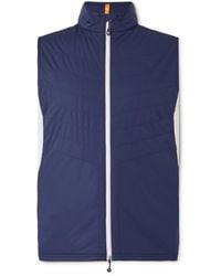 Peter Millar - Fuse Elite Quilted Colour-block Shell And Stretch-jersey Golf Gilet - Lyst