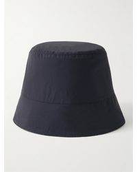 Loewe - Reversible Logo-jacquard Cotton-blend And Shell Bucket Hat - Lyst