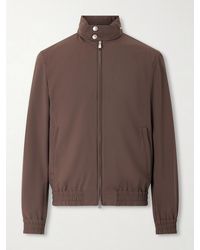 Brunello Cucinelli - Shell Hooded Harrington Jacket - Lyst