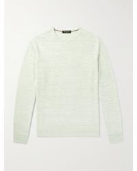 Loro Piana - Linen And Silk-blend Sweater - Lyst