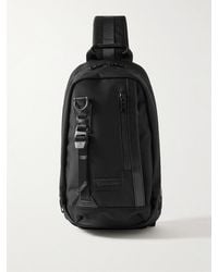 master-piece - Potential Leather-Trimmed Cordura Ballistic Nylon Sling Bag - Lyst