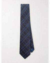 MR P. - 8Cm Checked Silk Tie - Lyst