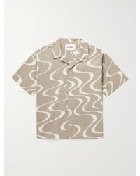FRAME - Camp-collar Printed Organic Cotton Shirt - Lyst