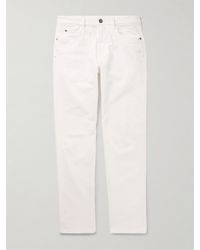 Loro Piana - Quarona Slim-Fit Stretch-Cotton Twill Trousers - Lyst