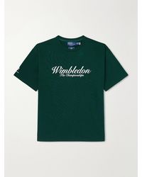 Polo Ralph Lauren - Wimbledon Logo-Print Cotton-Jersey T-Shirt - Lyst