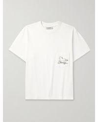 CHERRY LA - T-shirt in jersey di cotone tinta in capo con logo e ricamo Stardust - Lyst