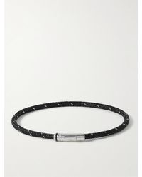 Miansai - Juno Rope And Sterling Silver Bracelet - Lyst