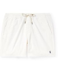 Polo Ralph Lauren - Prepster Logo-embroidered Linen Drawstring Shorts - Lyst