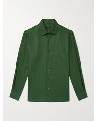 ZEGNA - Oasi Linen Shirt - Lyst
