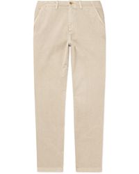 Outerknown - Nomad Slim-fit Straight-leg Garment-dyed Organic Cotton Trousers - Lyst