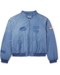 CHERRY LA - Logo-appliquéd Embroidered Cotton-twill Jacket - Lyst