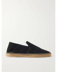 Castañer - Parker Collapsible-Heel Suede Espadrilles - Lyst