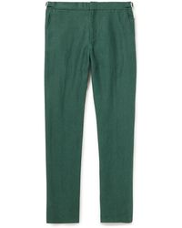 Orlebar Brown - Griffon Straight-leg Linen Trousers - Lyst