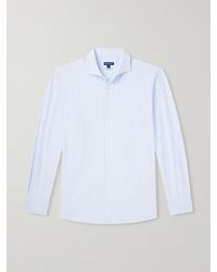 Peter Millar - Excursionist Flex Slim-fit Striped Cotton-blend Shirt - Lyst