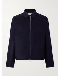 Officine Generale - Mazir Wool Bomber Jacket - Lyst