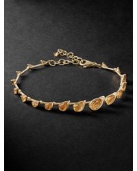 Fernando Jorge - Flicker Armband aus 18 Karat Gold mit Citrinen - Lyst