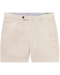 Sid Mashburn - Straight-leg Garment-dyed Cotton-twill Shorts - Lyst