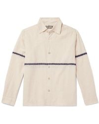 Kartik Research - Embroidered Ramie Shirt - Lyst