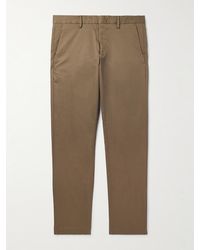 NN07 - Theo 1420 Tapered Organic Cotton-Blend Twill Chinos - Lyst