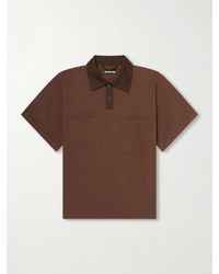 Monitaly - Poloponcho Cotton Polo Shirt - Lyst