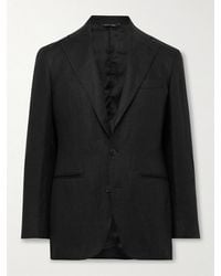 Saman Amel - Unstructured Linen Suit Jacket - Lyst