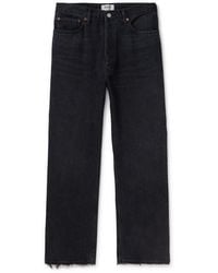 Agolde - 90's Straight-leg Distressed Jeans - Lyst