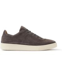 Mulo - Waxed-Suede Sneakers - Lyst