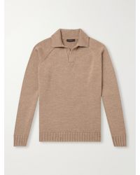 Slowear - Zanone Slim-Fit Virgin Wool Polo Sweater - Lyst