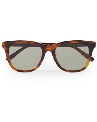 Saint Laurent - D-frame Acetate Tortoiseshell Sunglasses - Lyst